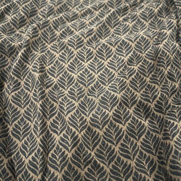 Express Casual Shirt Men's Large(16-16 1/2) Brown 100% Rayon Button Short Sleeve - Picture 7 of 8